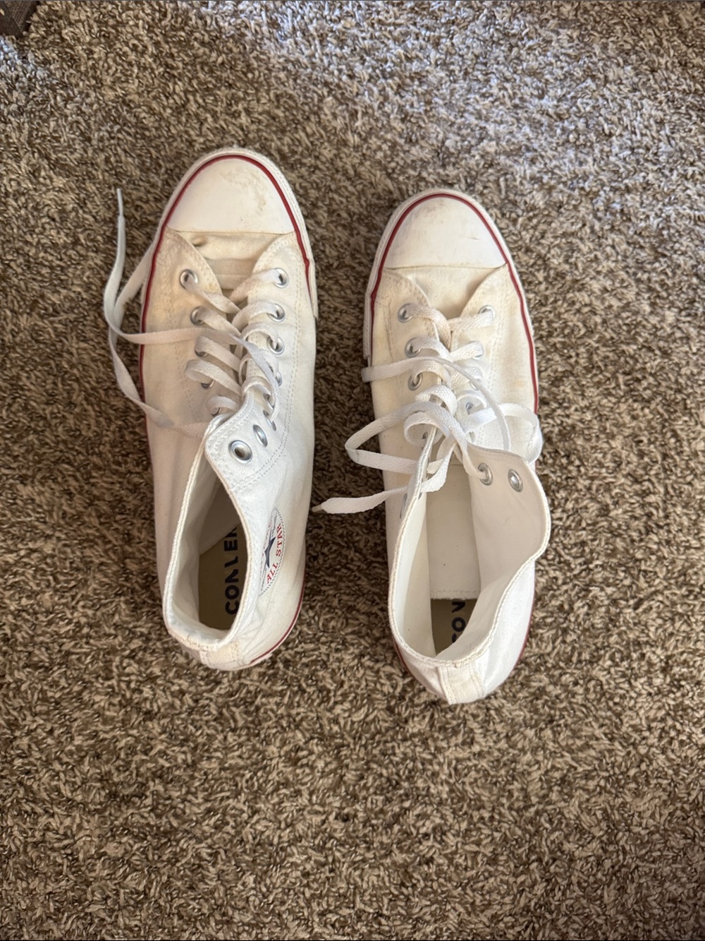 Men’s white high top converse - Picture 4 of 5